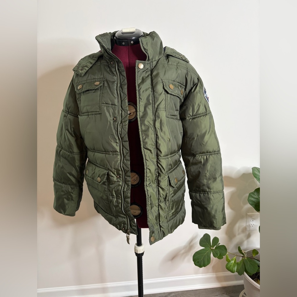 Cherokee Green Puffer Jacket size L